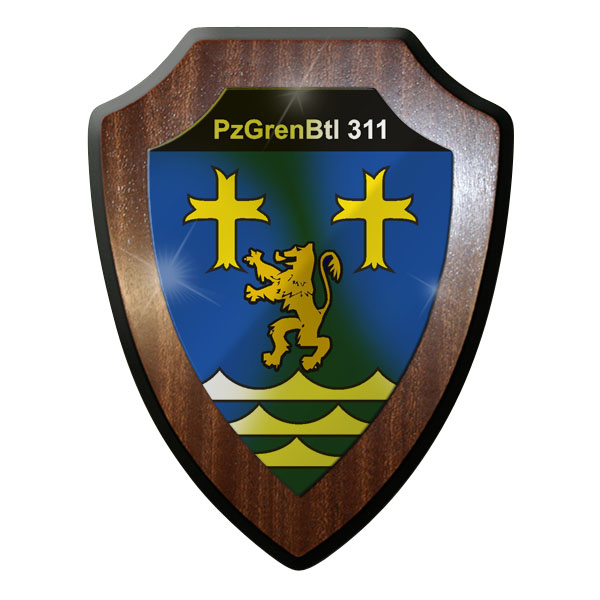 Wappenschild - PzGrenBtl 311 Panzer Grenadier Bataillon Grenadiere Bw #9356