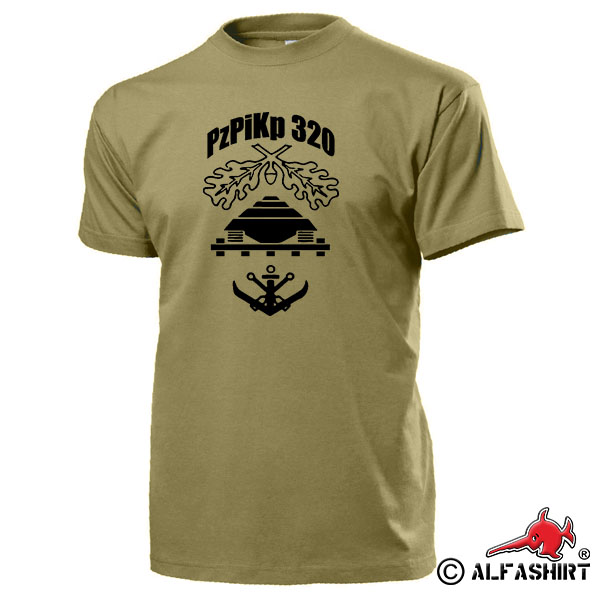 PzPiKp 320 Panzerpionierkompanie Panzer Pionier Kompanie BW - T Shirt # 15639