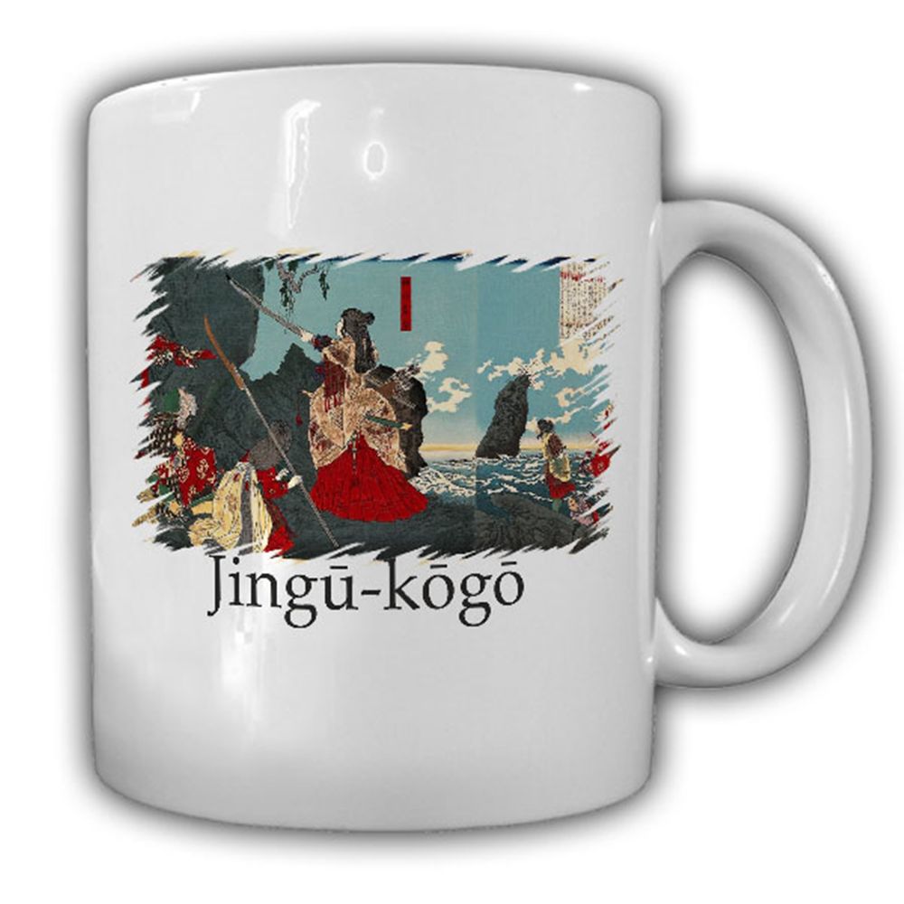 ingū-kōgō Herrscherin Japan Chūai-tennō Gemälde Yoshitoshi 1880 Tasse #16611