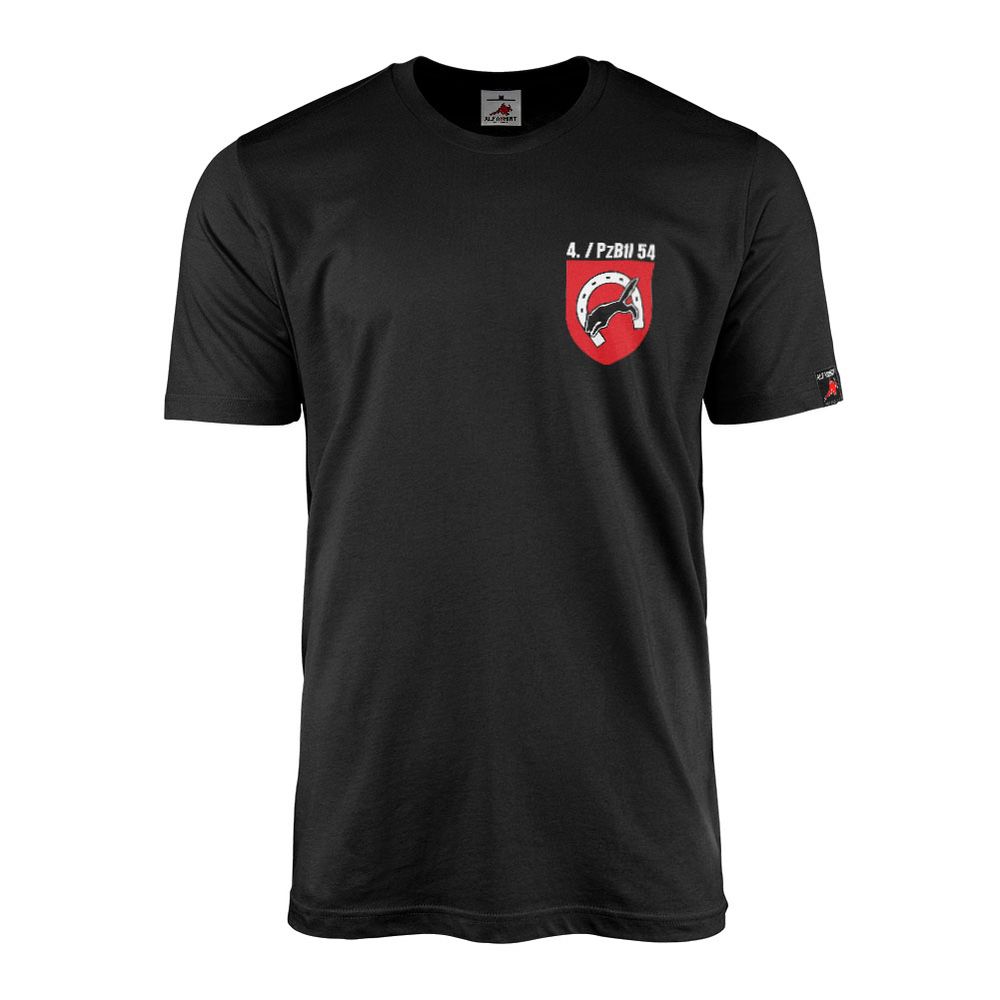 T-Shirt 4. Kompanie Panzerbataillon PzBtl 54 Wolfhagen Leopard 1 Panzer  #47649