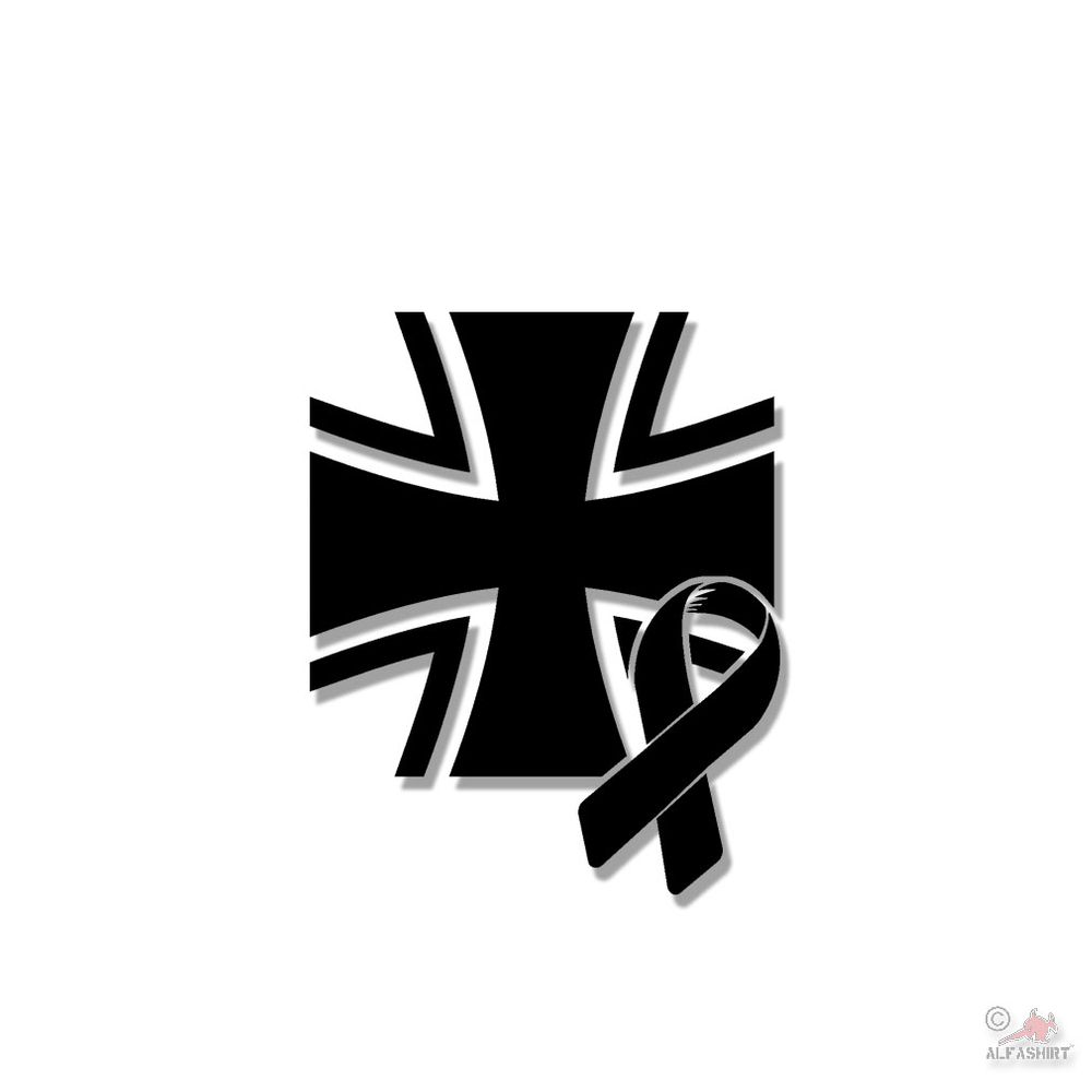 BW mourning cross commemorating fallen soldiers abroad use ISAF 10x8cm # A4606