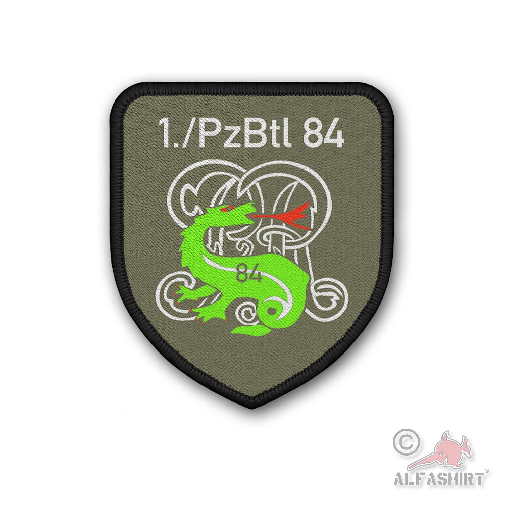 Patch 7.5x6.5cm 1 Company Panzer Battalion PzBtl 84 Lüneburg Panzertruppe #45968