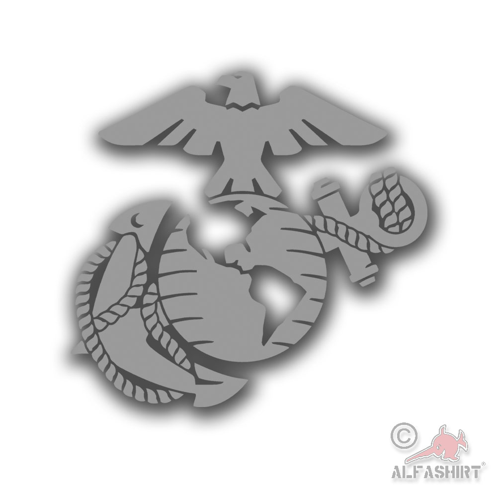 Aufkleber 15x14cm USMC United States Marine Corps Marineinfanterie #A6506