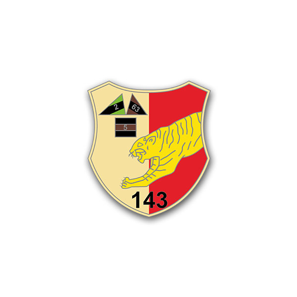 PzBtl 143 Sticker Panzerbataillon Stadtallendorf Leopard Bundeswehr 6x7cm #A1932