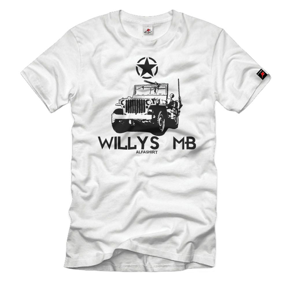 Willys MB Geländewagen SUV D-Day Normandy Battle Car Willy 4x4 T-Shirt#33072