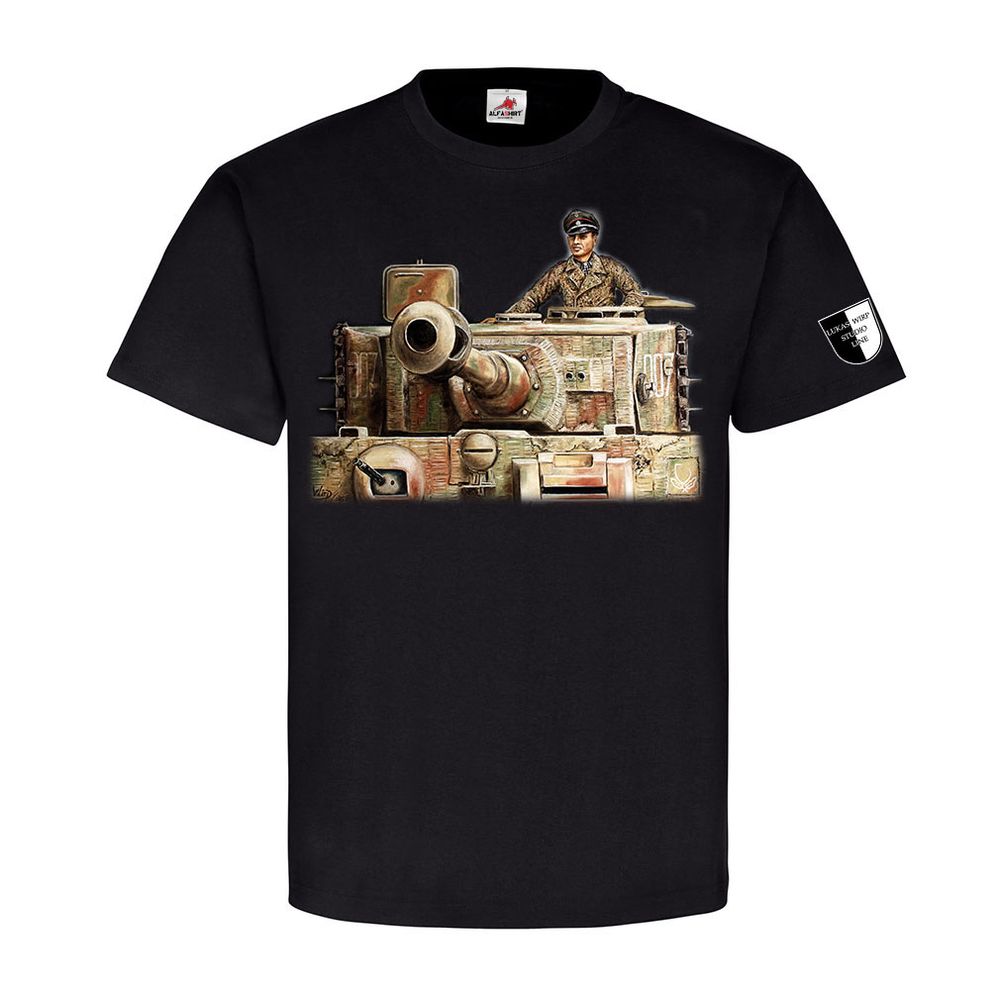 Lukas Wirp TIGER Panzer Ass Normandy 1944 Panzerkampfwagen Elite T Shirt #23494