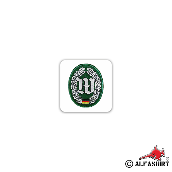 Aufkleber/Sticker Barettabzeichen Wachbataillon Streitkräftebasis 7x7cm A2468