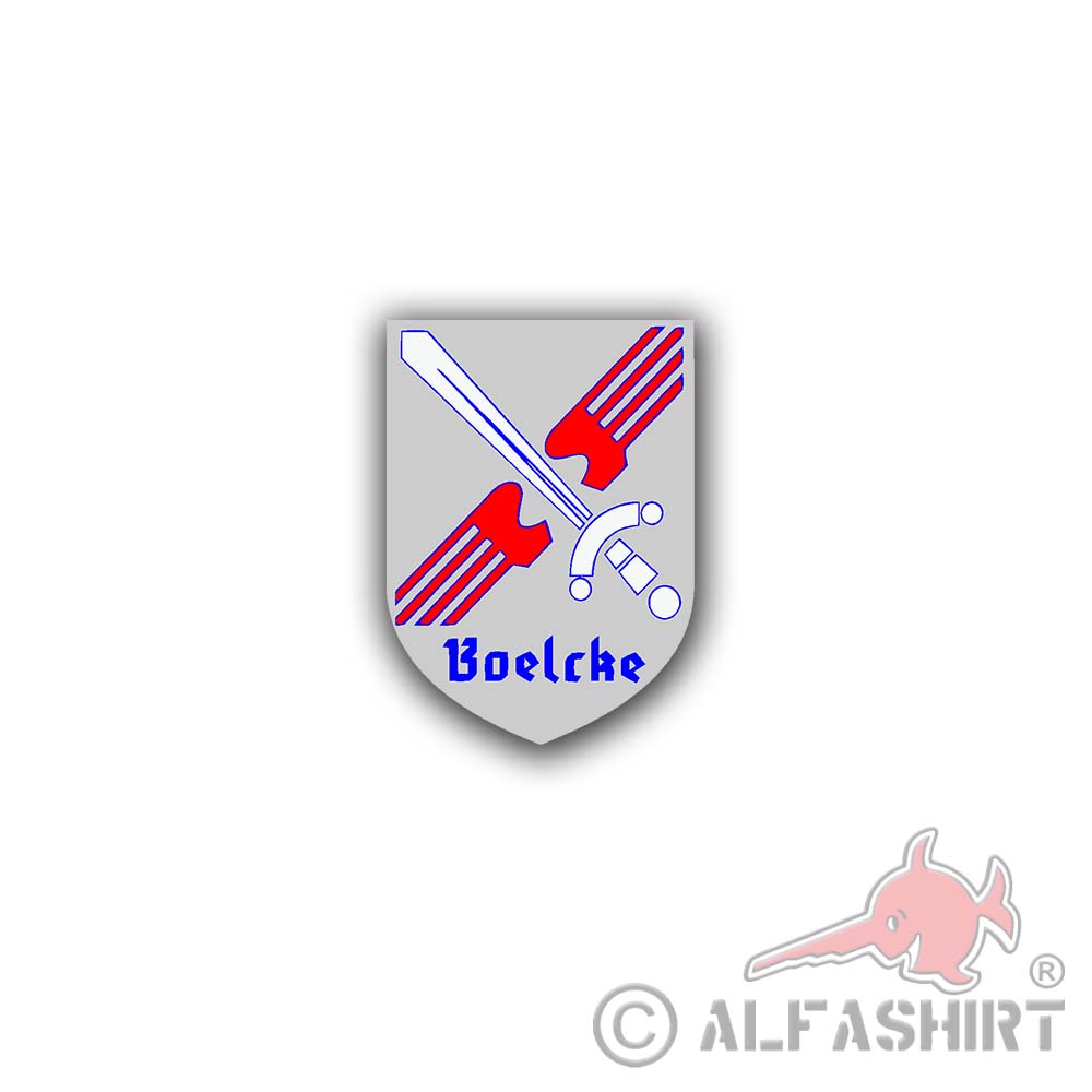 Boelcke Jagdgeschwader 31 coat of arms Logo Nörvenich 7x6cm # A4712