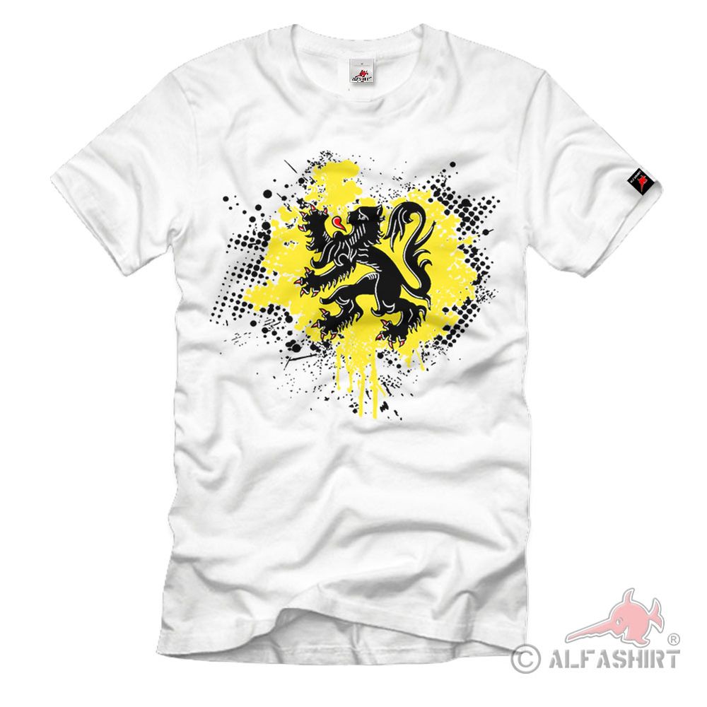 Vlamingen Vlaanderen België Belgien Vlaams Flandern Löwe T-Shirt#472