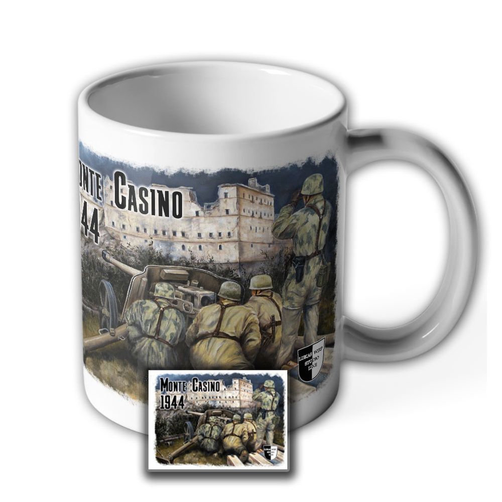 Mug Lukas Wirp Paratrooper Battle of Monte Cassino #42722