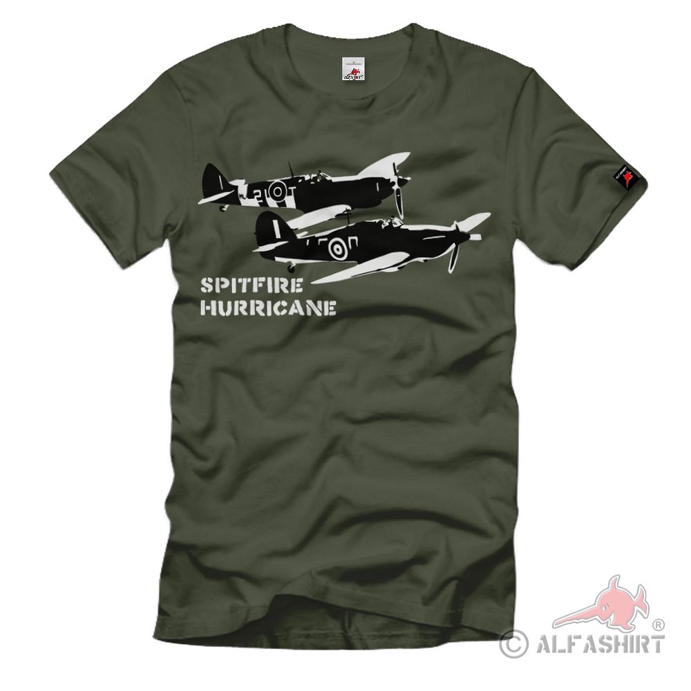Spitfire Royal Air Force England Britsche Army Jagdflugzeug T-Shirt #36