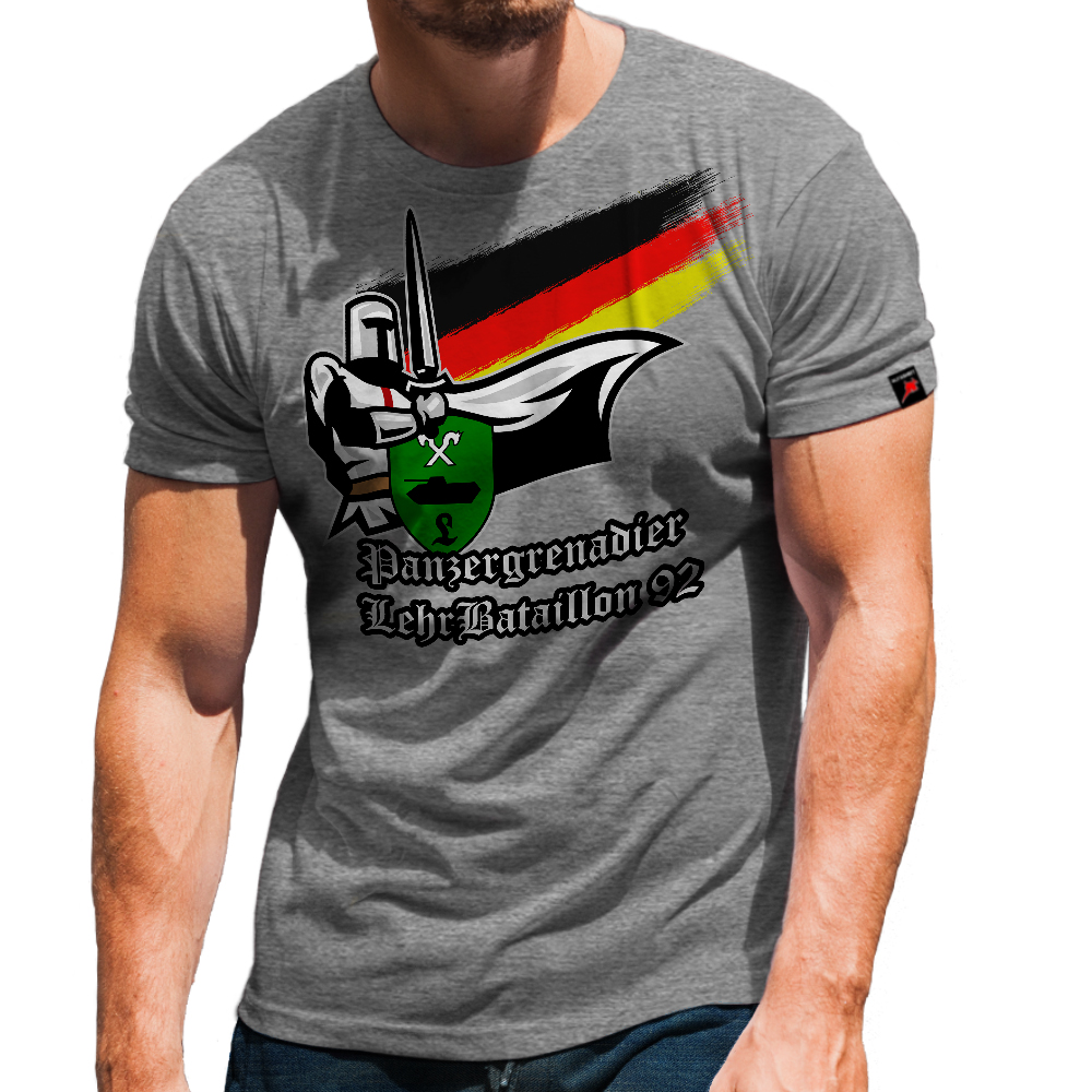 PzGrenLBtl 92 Ritter Schmiede Rüstung BW Panzer Grenadier Leopard T Shirt #31698