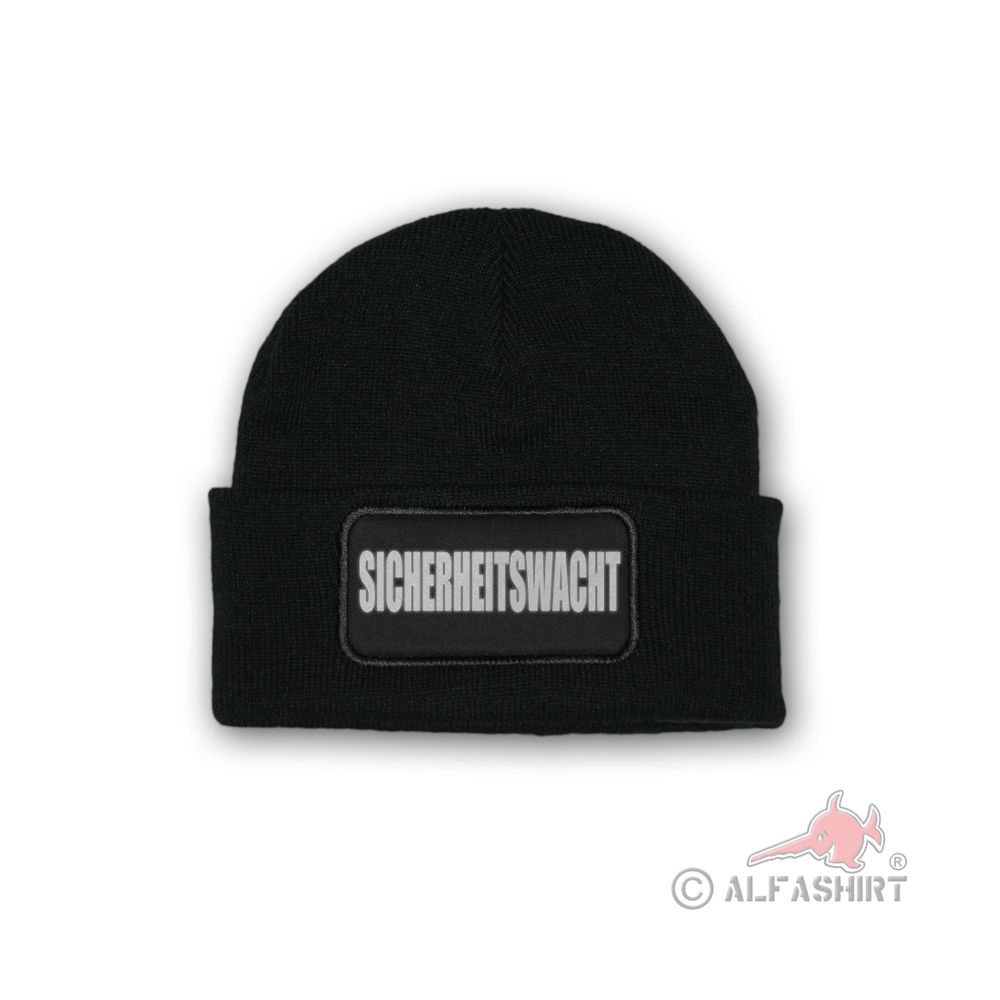 Beanie / Beenie Security Guard winter hat reflective service hat # 38472