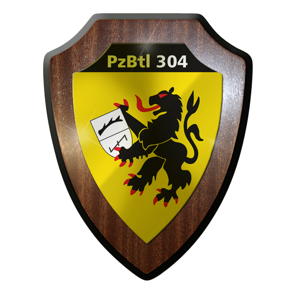 Wappenschild Panzerbataillon PzBtl 304 Leopard Kampfpanzer Panzer Bataillon#9316