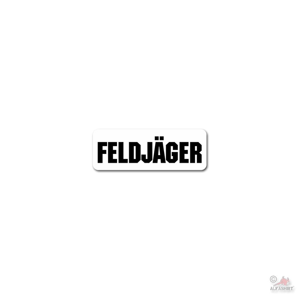 Feldjäger German Military Police Military Military Police Sticker 20x7cm # 26575