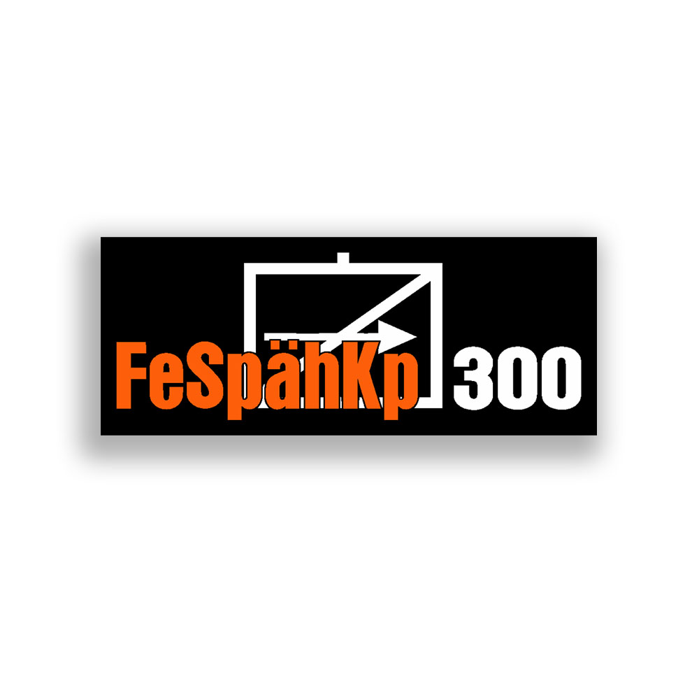 Aufkleber/Sticker FeSpähKp300 Fernspähkompanie Fernspähtruppe BW 3,5x7cm A3314