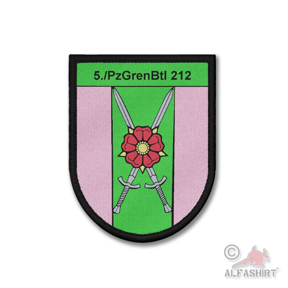 Patch 5. Kompanie PzGrenBtl Panzergrenadierbataillon 212 Augustdorf NRW #45659