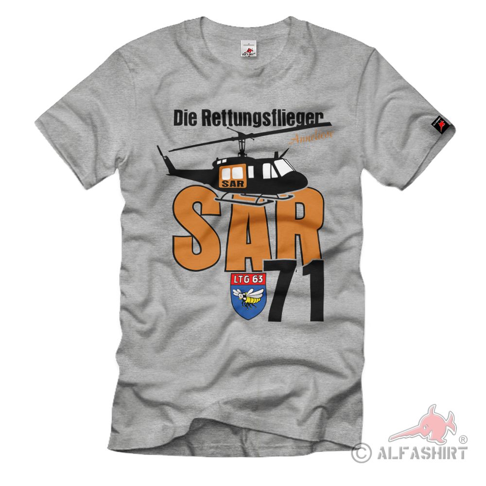 Die Rettungsflieger SAR 71 Search and Rescue Huey UH-1D  T Shirt #25709