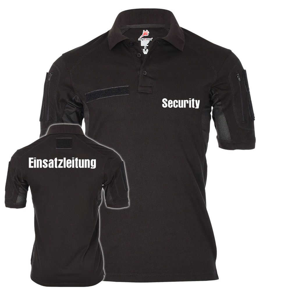 Tactical Polo Security Einsatzleitung EL Sicherheit Schutz Einsatzleiteter#21861