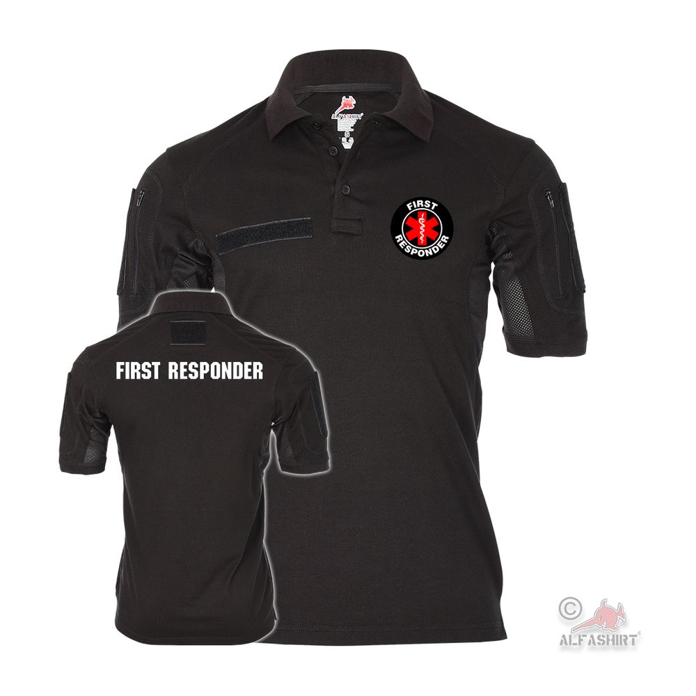 Tactical Poloshirt Polo First Responder Sanitäter Ersthelfer Rettungswagen#39091 Tactical Poloshirt Polo First Responder Sanitäter Ersthelfer Rettungswagen#39091