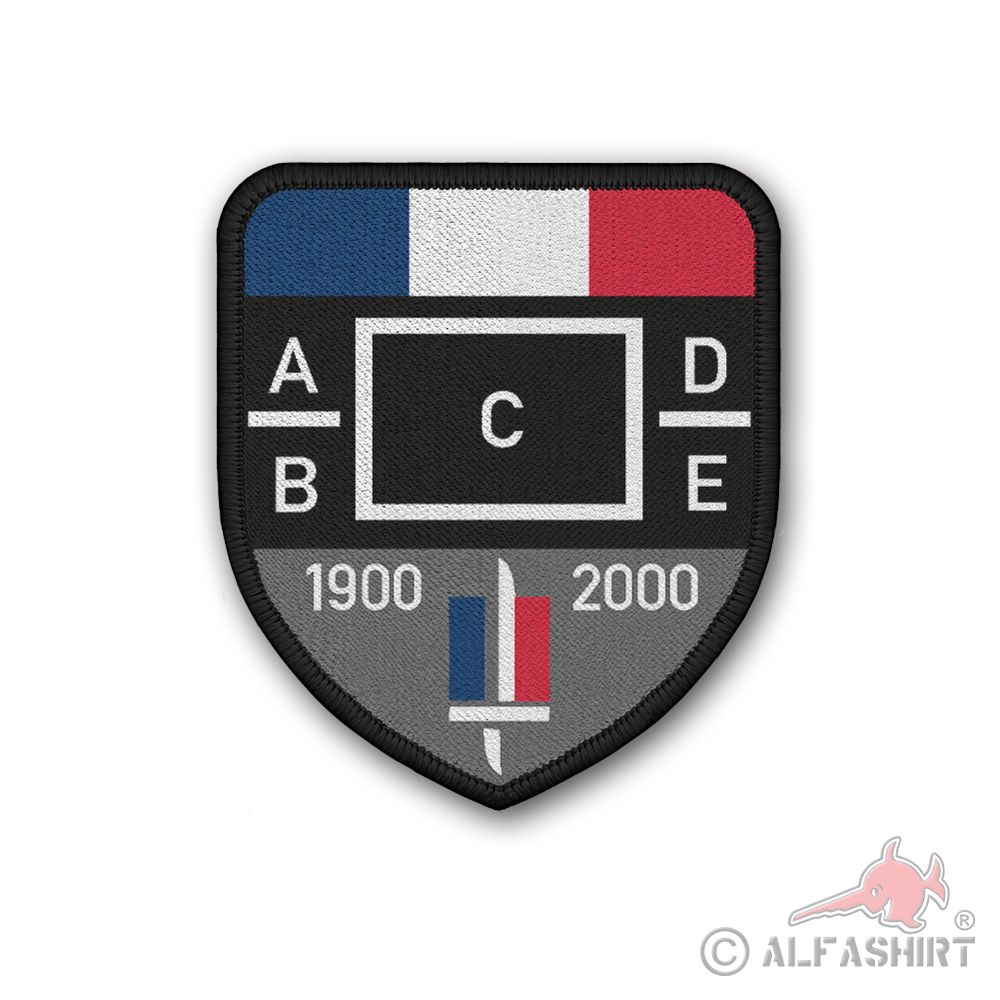 Patch Forces armées françaises période de service personnalisable