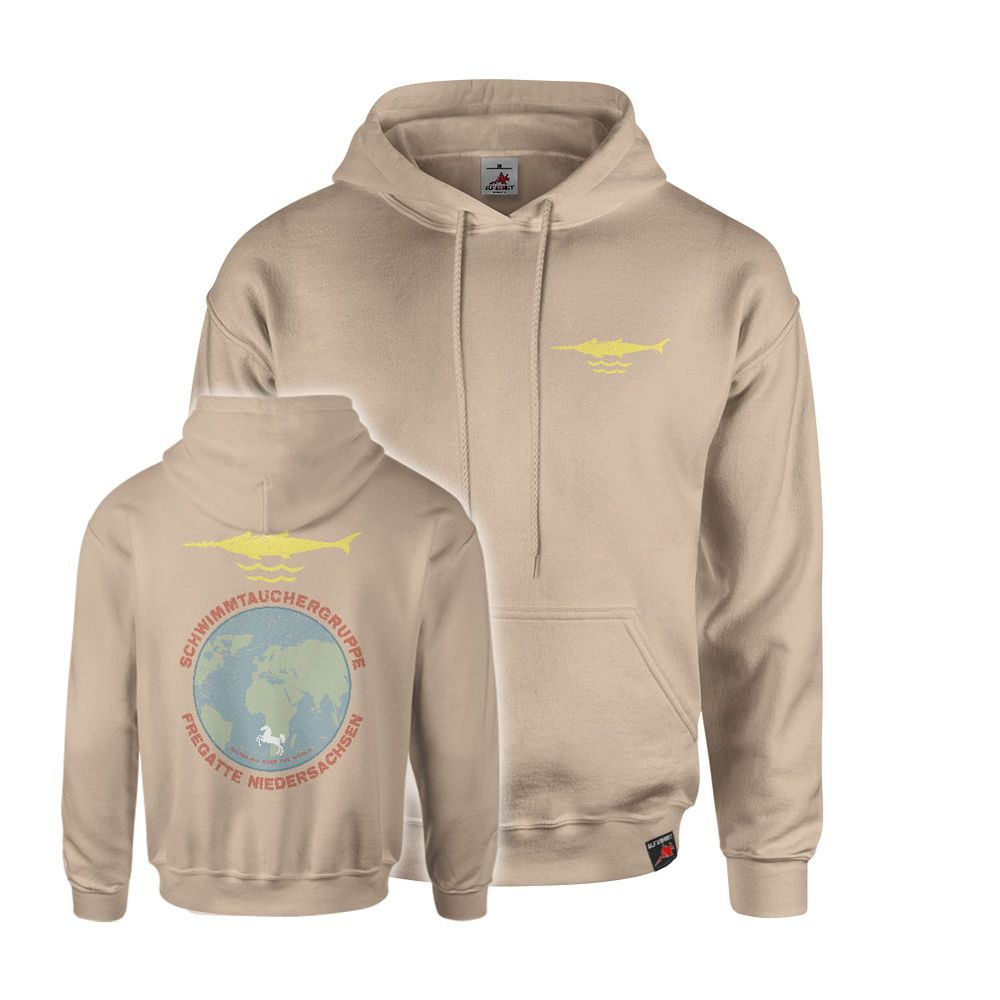 Hoodie Schwimmtauchergruppe Fregatte Niedersachsen #K03684