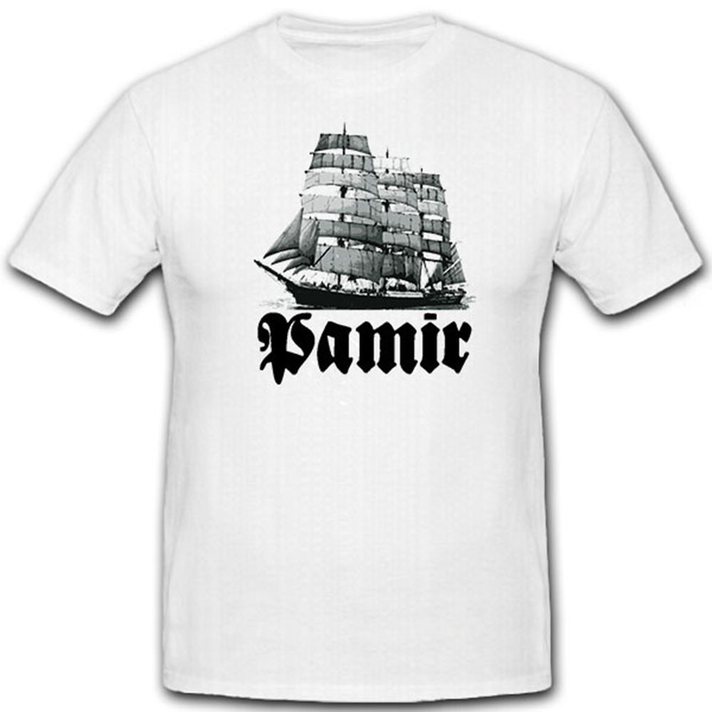 Pamir Sailing Ship Four-masted Barque Ship Windjammer Tall Ship - T Shirt # 12359