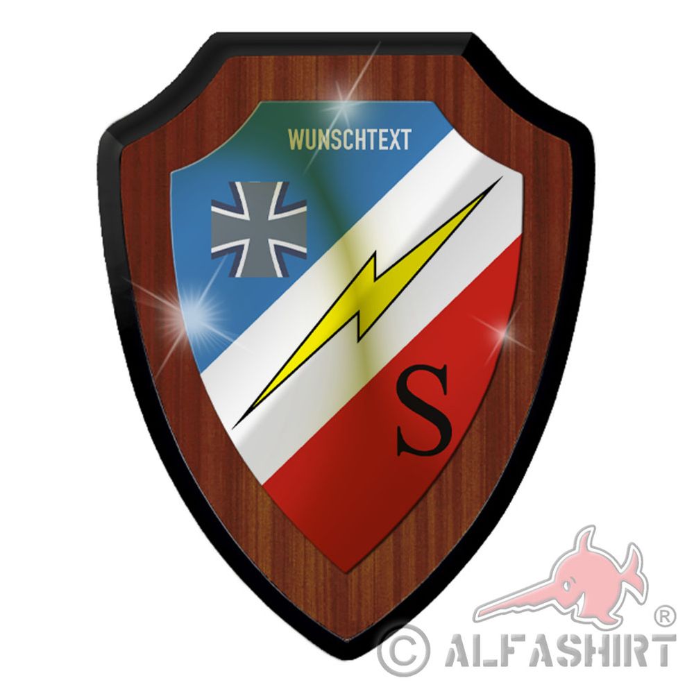 Wappenschild SchStratAufklBw Wunschtext Schule für Strategische Aufklärung 39328