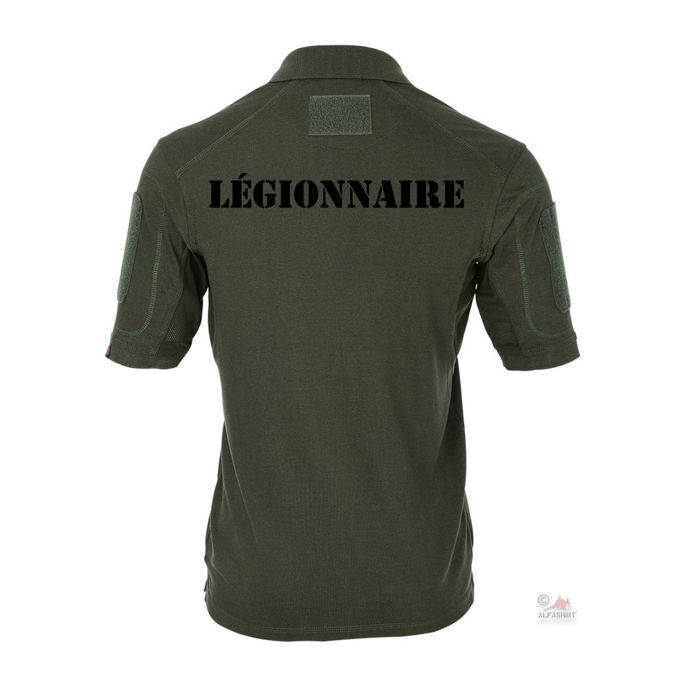 Tactical polo shirt ALFA Légionnaire Foreign étrangère Army # 19681