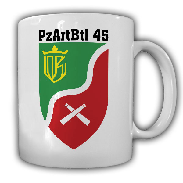 PzArtBtl 45 Panzerartilleriebataillon Panzer Bataillon Zieten - Tasse #13629