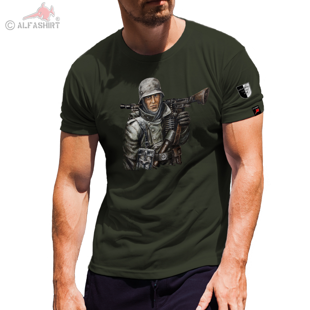 Lukas Wirp soldier military artist painting Winter #31093