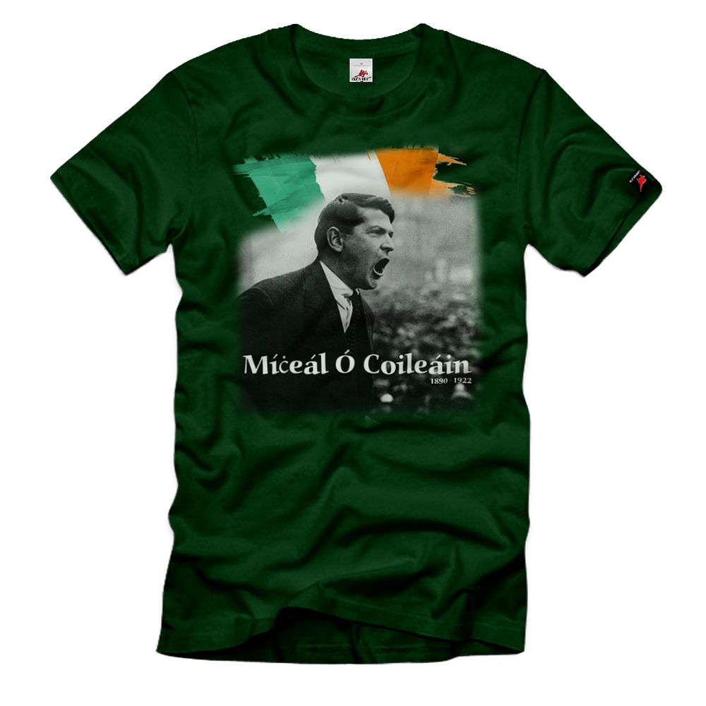 Michael Collins Ireland Miceal Ó Coileáin Revolutionary Leader T-Shirt # 34099