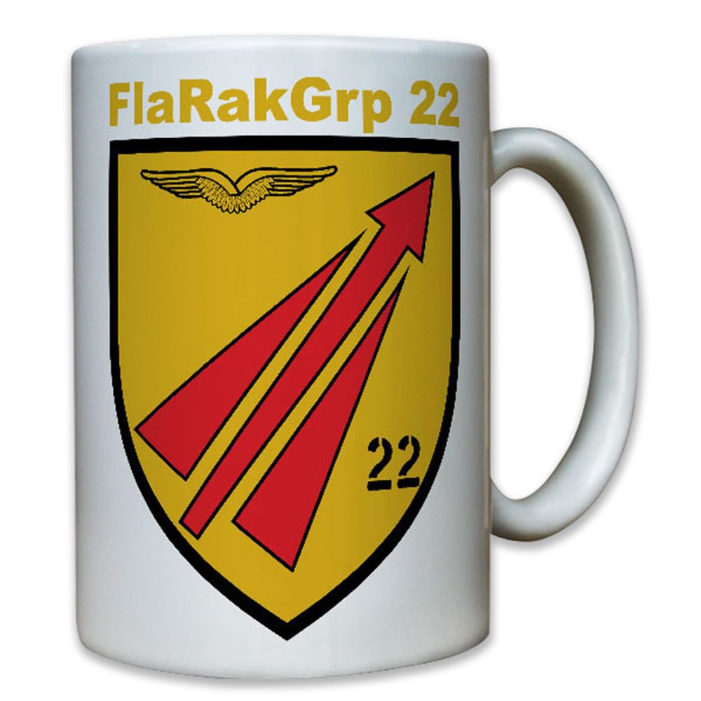 FlaRakGrp 22 Flugabwehrraketengruppe Rakete Bundeswehr Bw Nato - Tasse #8209