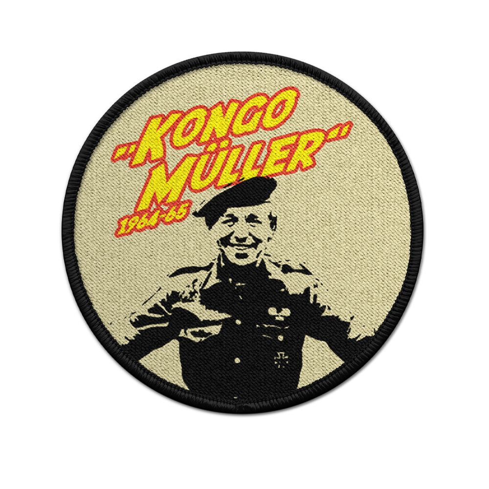 Patch Kongo Müller Aufnäher Söldner Nachname Afrika Airsoft Soldat Armee #34529