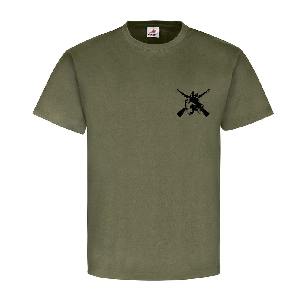 Heimatschutz Schäferhund DSH 98K Gewehr Karabiner Wachhund - T Shirt #8249