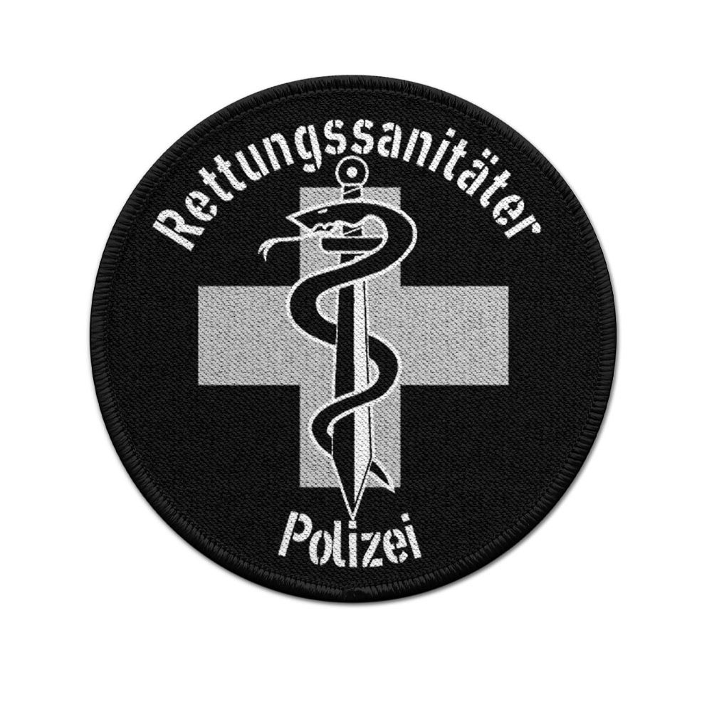 Patch Rettungssanitäter Polizei Tarn Nacht Grau Polizeiärztlicherdienst #33628