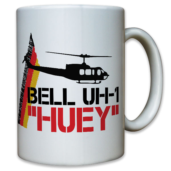Bell UH-1 HUEY Hubschrauber Heeresflieger Pilot Helicopter - Tasse #10134 