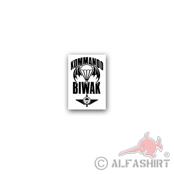 Sticker Commando Bivouac European Paratrooper EMFV FschJg 5x7cm A3467