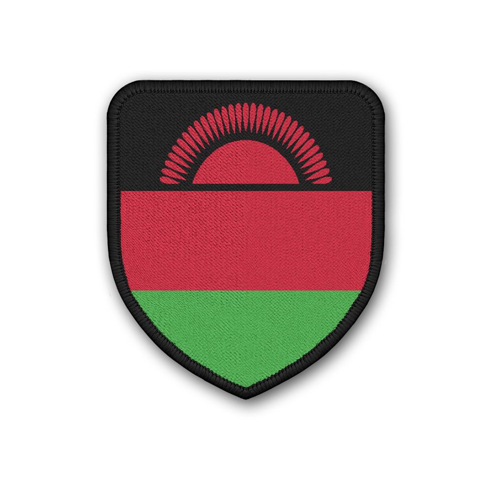 Patch Flagge von Malawis Fahne Flagge Zeichen Wappen Aufnäher Landesflagge#21513