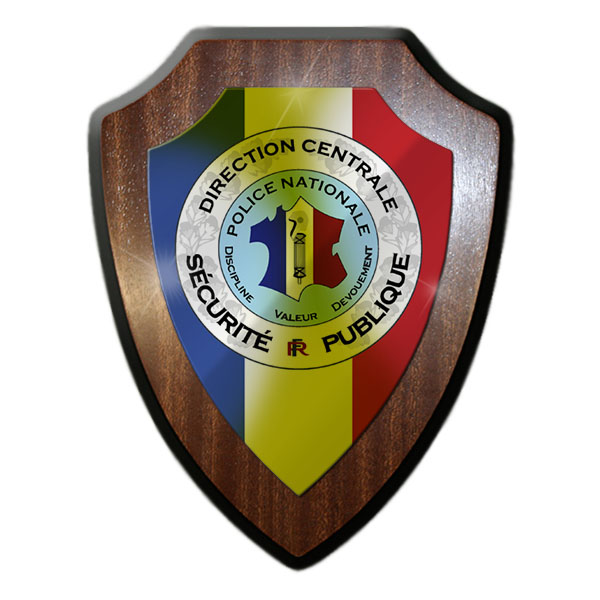 Wappenschild DCSP Direction centrale de la Securite publique Police #21825