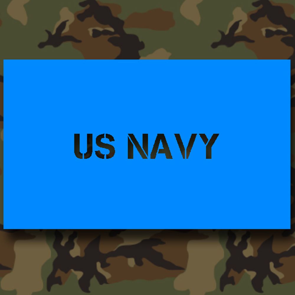 Paint Stencils Sticker US NAVY US Army for Willys Jeep Dodge Humvee 7cm A450