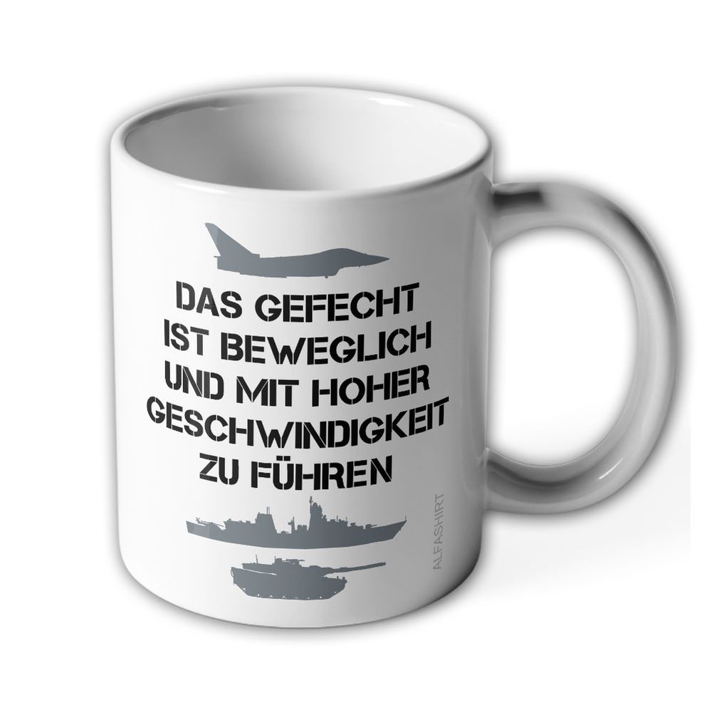 Tasse BW Gefechts Taktik Bundeswehr Beweglichkeit Geschwindigkeit #26152