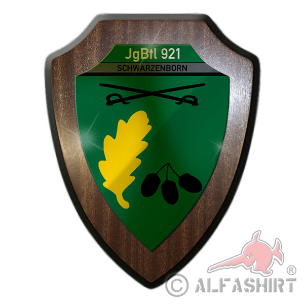 Coat of arms shield JgBtl 921 Schwarzenborn Jäger Battalion Bundeswehr #39343