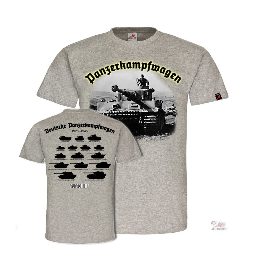 Panzerkampfwagen Tiger Königstiger Maus Overlorn Militär Tracks T Shirt #31419