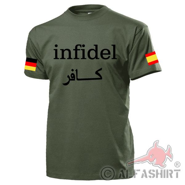 Infidel Spain Spain Arab Unbeliever Anti Terror - T Shirt # 17792