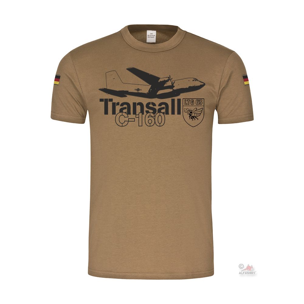 BW Tropen LTG 63 Transall C-160 Lufttransportgeschwader Bundeswehr T-Shirt #39307