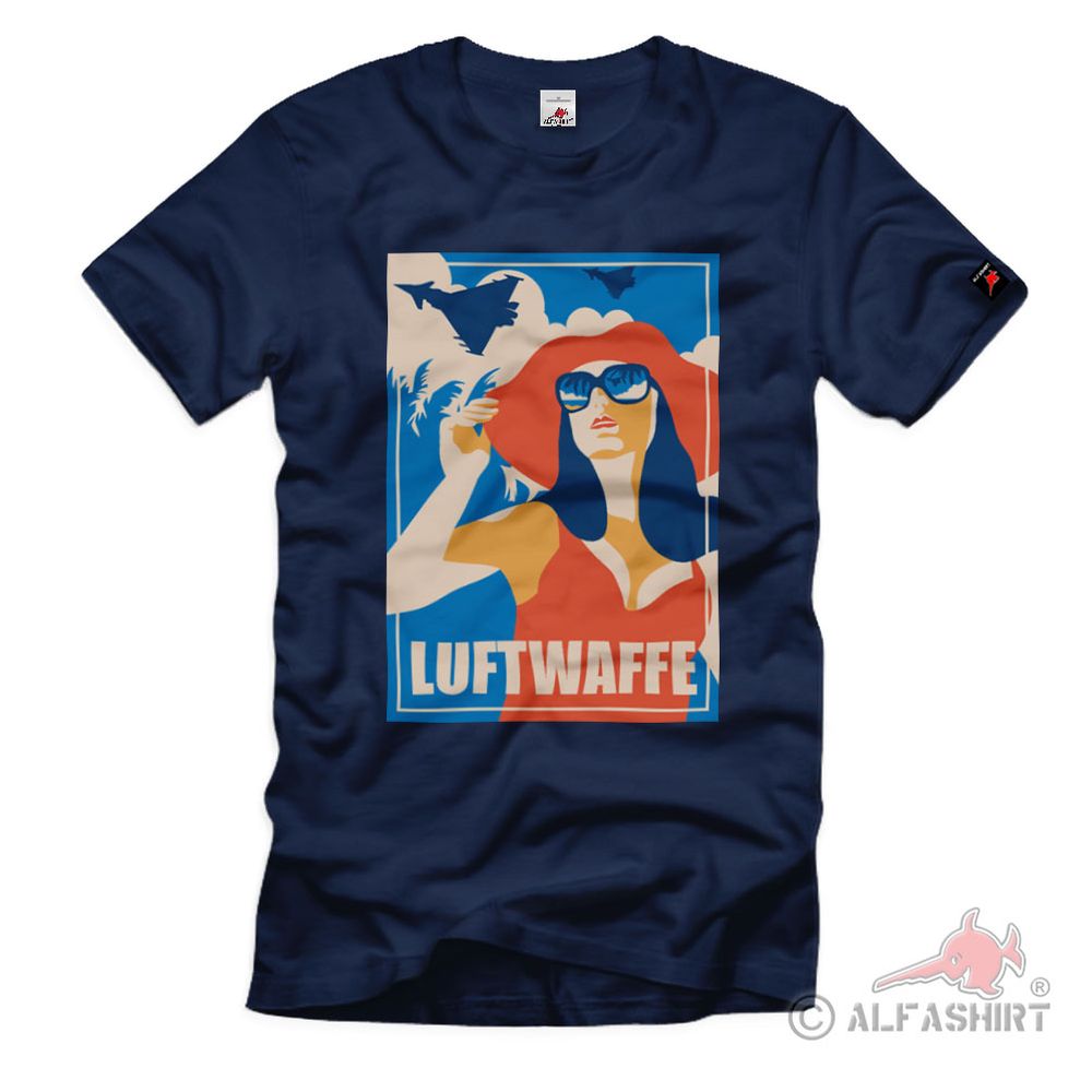 BW Luftwaffe Fan Bundeswehr Retro Summer Vacation Airplane T-Shirt # 618