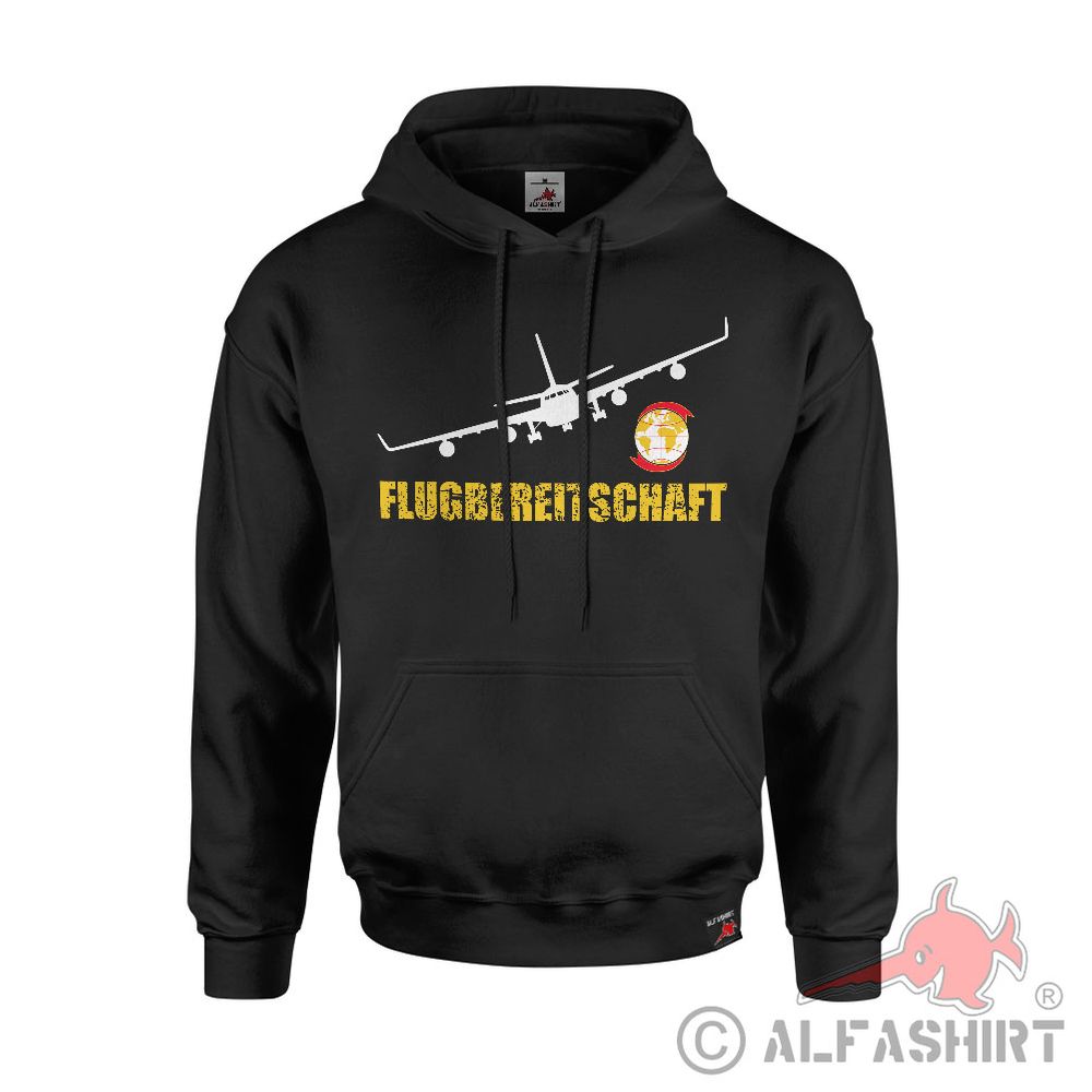 Hoodie schwarz Flugbereitschaft FlBschftBMVg Bundesministeriums #42576