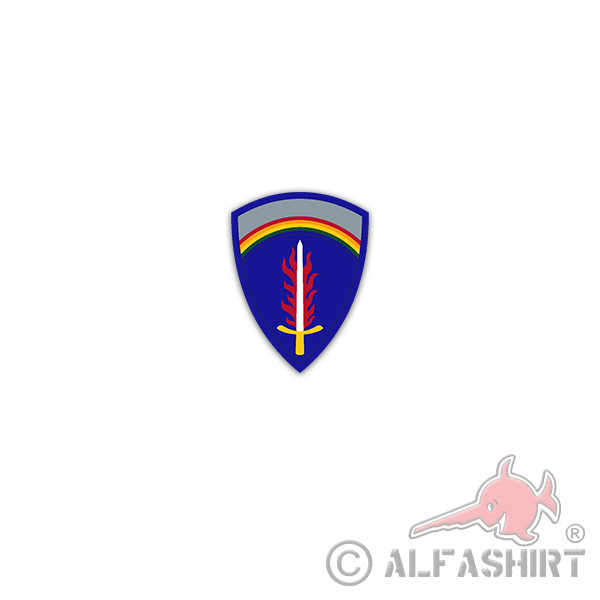 Aufkleber/Sticker USAREUR Insignia United States Army Europe Militär 5x7cm A3169