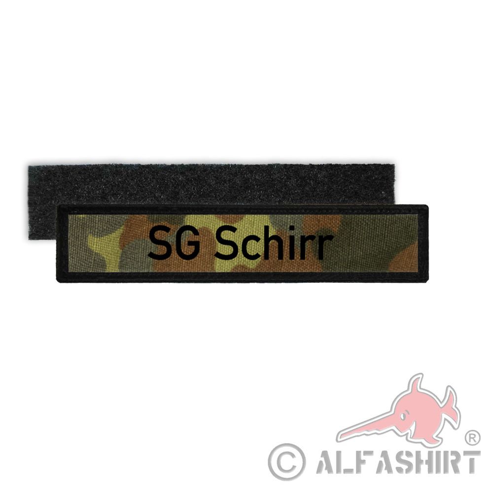 Patch Namensband SG Schirr Bundeswehr Essgeschirr Stabsgefreiter BW #35038